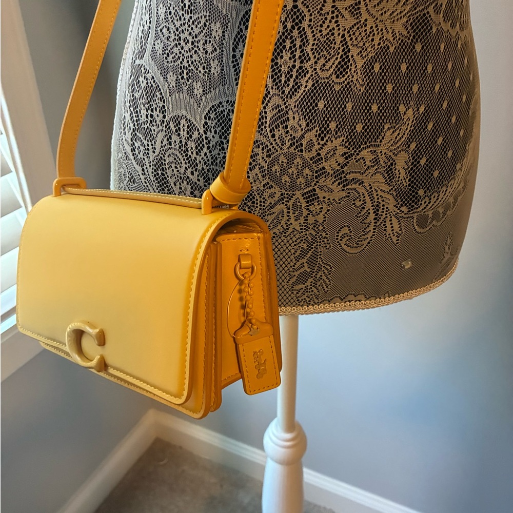 Coach Yellow Crossbody Bag